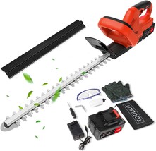 Electric Hedge Trimmer Cordless 21V 22-Inch Power Hedge Trimmers 3000mAh Battery - £163.61 GBP