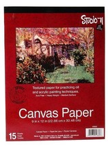 Studio 71 Canvas Paper Pad Heavy Weight Medium Surface 9X12 Inches - $580.31 MXN