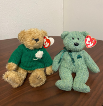 Lot of 2 Ty St. Patricks Day bears - £6.22 GBP