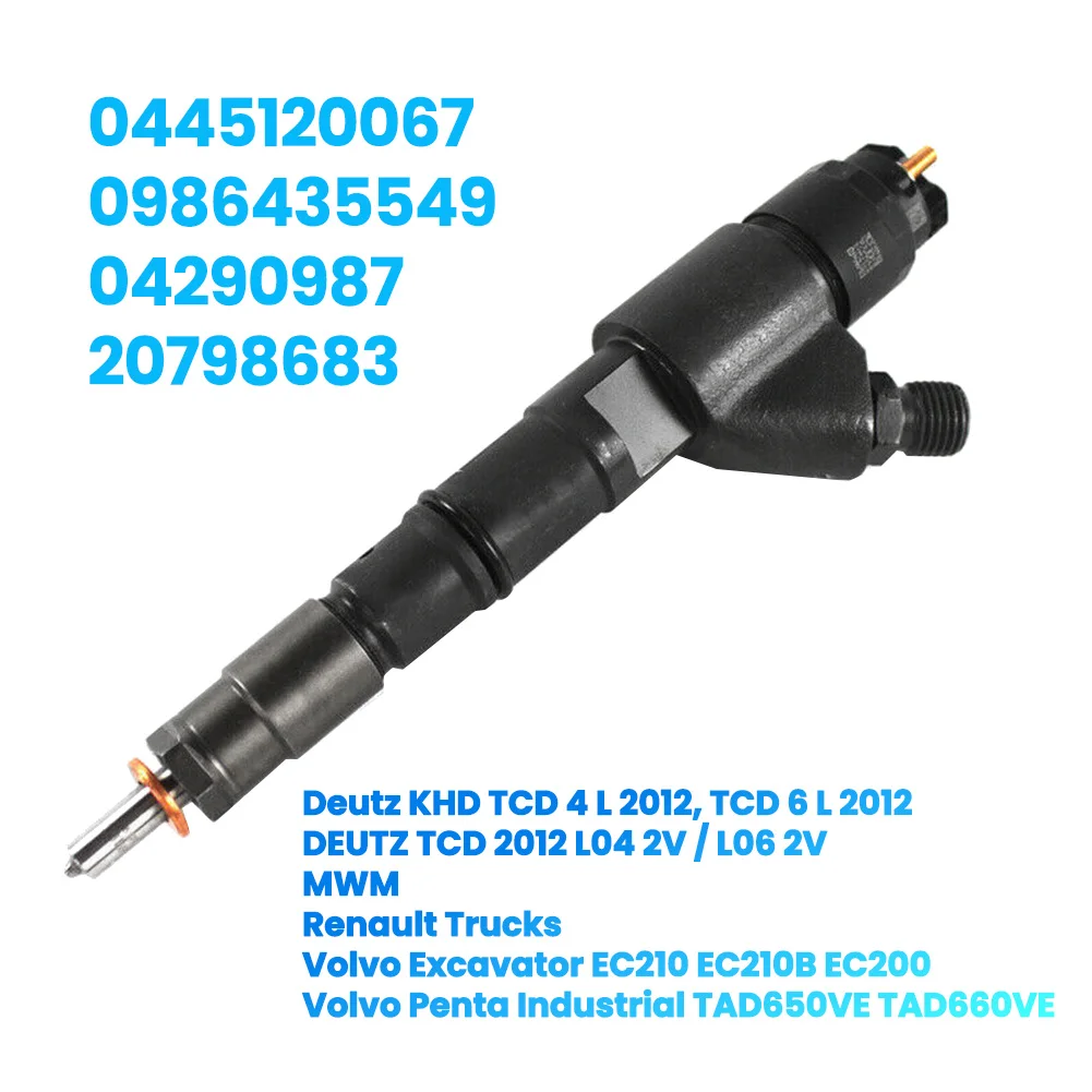 0445120067 0986435549 04290987 20798683 New - Injector for EC210 EC210B for Deut - £255.03 GBP