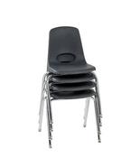 Stackable 18-Inch School Chair Set Of 4 With Self Leveling Glides And - $385.19+
