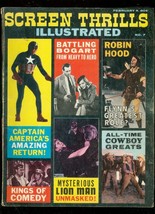 Screen Thrills Illustrated #7-FEB 1964-CAPTAIN America Vg - £37.99 GBP
