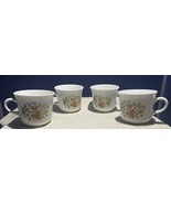 Vintage 70&#39;s Corelle By Corning Indian Summer 8 Ounce Coffee Tea Cups Lo... - £6.95 GBP