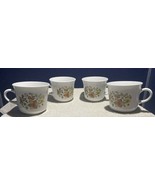 Vintage 70&#39;s Corelle By Corning Indian Summer 8 Ounce Coffee Tea Cups Lo... - £6.94 GBP