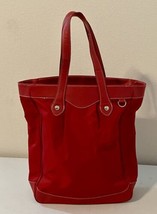 Victoria’s Secret Red Tote Bag Large 15x13x5 See Photo For Spot On Back - £17.26 GBP