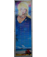 Tower Records 1987 Calendar Vintage Large Poster Calendar 36*12 Inch Rec... - $69.50