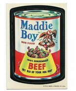 Topps Wacky Packages 1st ser. white back Maddie Boy Dog Food Laddie Boy ... - €12,97 EUR Topps Wacky Packages 1st ser. white back Maddie Boy Dog Food Laddie Boy ... - €12,97 EUR