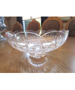 Waterford Crystal Floral Vase 10&quot; Ireland Diamond Pattern - $84.15