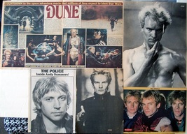 STING ~ (10) Color, B&amp;W Articles, PIN-UPS, Centerfold from 1983-1988 ~ Clippings - £10.11 GBP