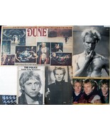 STING ~ (10) Color, B&amp;W Articles, PIN-UPS, Centerfold from 1983-1988 ~ C... - $12.85