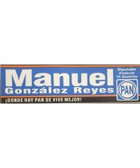 Manuel Gonzalez Reyes large vintage bumper sticker - £15.76 GBP