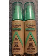2 X Almay Clear Complexion Foundation W Prebiotics &amp; Aloe 100 Ivory - $10.97