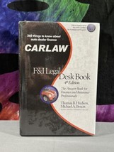 CARLAW F&amp;I Legal Desk Book, 4th Edition by Thomas B. Hudson, Michael A. ... - $19.80