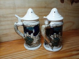 Vintage Chase Hand Painted Salt Peper Spice ShakerJapan Cooking Kitchen Tools - £7.23 GBP