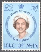 Isle of Man 200 MNH Queen Elizabeth II, Lord of Mann, Royalty ZAYIX 041322SM39M - £2.88 GBP