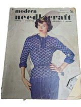 Modern Needlecraft 17 Vintage Knitting Crochet Embroidery Pattern Book M... - $9.99