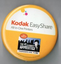 Kodak Pin back Pin Back Button Pinback EasyShare The Celebrity Apprentice - £7.49 GBP