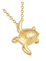 Sea Turtle Urn Pendant Necklace for Ashes Stainless Steel - $58.43