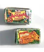 dollhouse miniature Keebler Ernie&#39;s Animal Crackers set of 2 boxes food ... - £6.31 GBP
