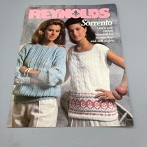 Vintage Patterns Reynolds Yarns Sorrento Volume 305, Knit Pullover Sweat... - $9.75