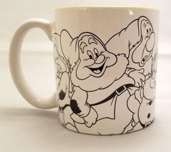 Disney Store SNOW WHITE 7 DWARFS Oversize Coffee Cup Mug Bashful in Green - $14.99