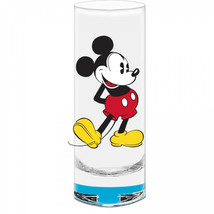 Mickey Mouse Blue Bottom Shot Glass Clear - £9.42 GBP