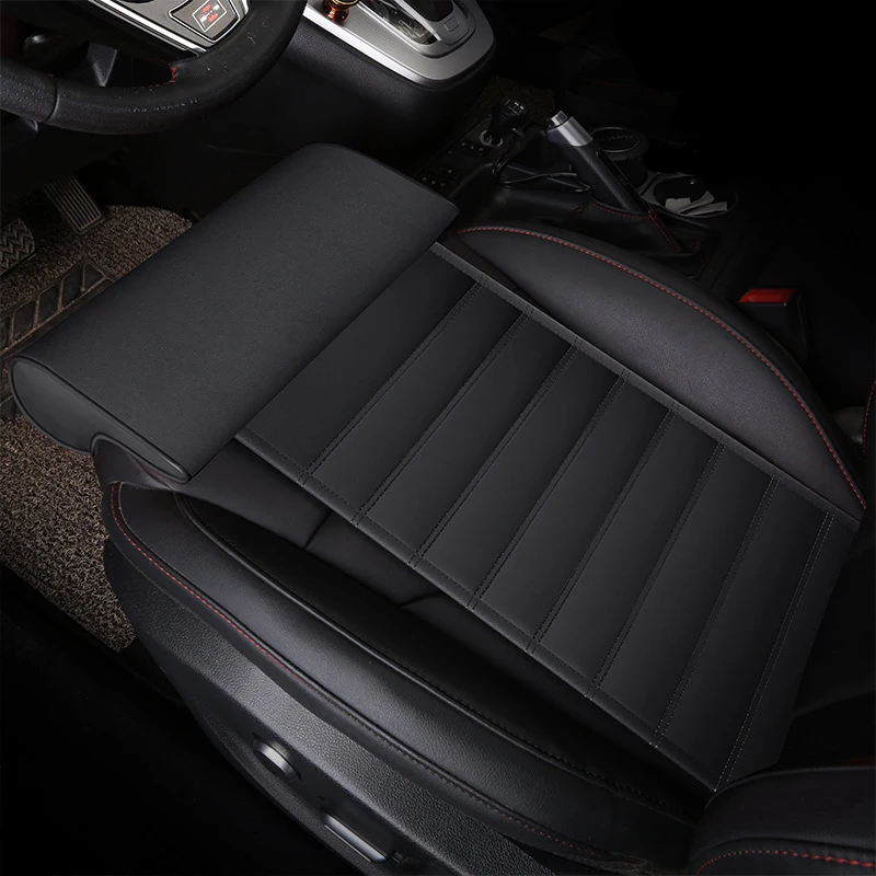 Car Seat Extender Leg Cushion For Driver Leather Universal Leg Support Pillow - £23.01 GBP+