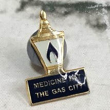 Medicine Hat the Gas Society Vintage Collectible Hat Lapel Pin - £7.76 GBP