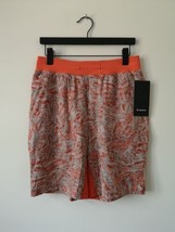 Nwt Lululemon Plvc Orange Multi T.H.E. Shorts 9&quot; Linerless Men&#39;s Medium - £61.03 GBP