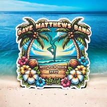Dave Matthews Band West Palm Beach 2024 | Sticker Slap  2.9&quot; x 3” Matte Finish - £2.73 GBP