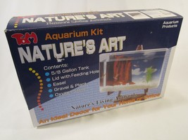 NATURE&#39;S ART Acquarium Kit 5/8 Gallon Tank [Y153] - £11.51 GBP