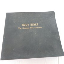 Holy Bible New Testament Audio Book Co 16 RPM 2 missing records INCOMPLETE - £3.95 GBP