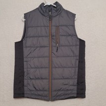 Solaris Men&#39;s Puffer Vest Size S Small Gray Outdoors Casual Sleeveless Jacket - £22.33 GBP