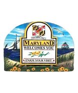 Maryland State Welcome Sign Artwood Fridge Magnet - $7.49
