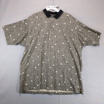 Vtg Alexander Martin Golf Print Polo Shirt Men&#39;s 3XLT Short Sleeve Prepp... - $25.00
