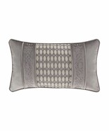 New J. Queen New York Belvedere Boudoir Throw Pillow in Silver 14&quot; x 24&quot; - $108.25 CAD