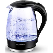 Electric Kettle With Speed Boil, 1.7L Electric Tea Kettle With Borosilic... - £35.37 GBP