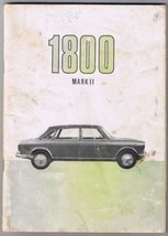 British Motor Corporation BMC 1800 Mark II Handbook 1968 - $21.77