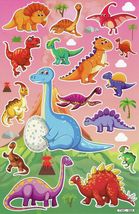D563 Dino Dinosaur Jurassic T-REx Animal Kids Kindergarten Sticker 27x18cm/10x7&quot; - £3.19 GBP