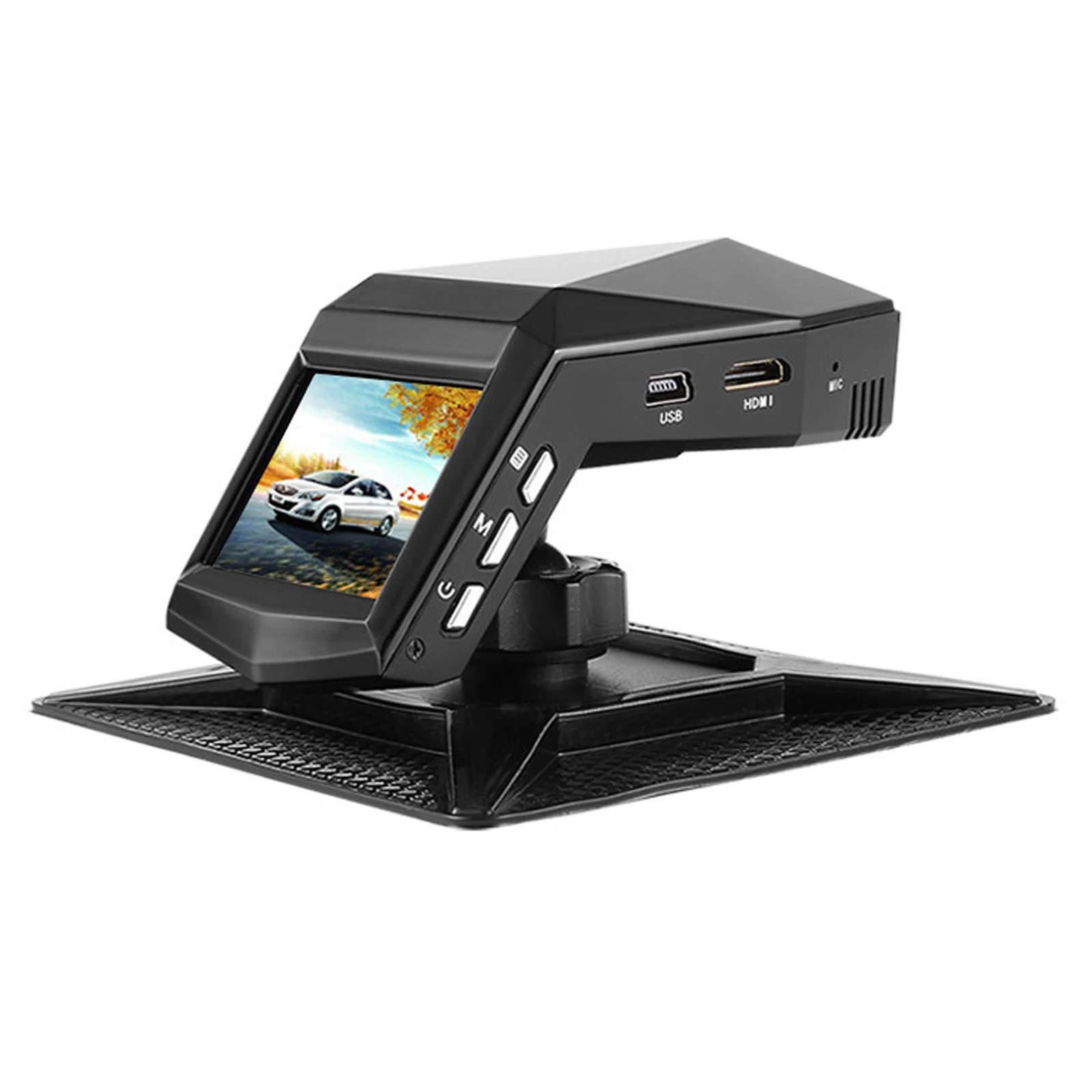Timelytrust Dashcam 1080P Full Dash Cam Car Video With Center Console LCD Car - £47.59 GBP