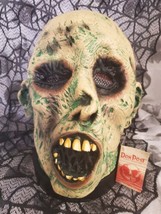 Don Post Green Corpse Mask Full Head Latex Rotted Corpse W/ Faux Hair Ma... - $29.70