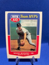 1988 Wade Boggs MLB Topps Rite Aid Team MVP&#39;s Baseball Card - £11.61 GBP