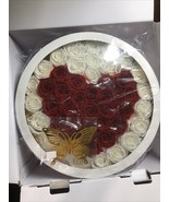 Preserved Flowers 47-Piece Forever Real Roses in Suede Box Gift for Her ... - $39.59
