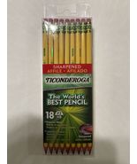 Ticonderoga #2 Sharpened Wood-Cased Pencils Yellow 18 Count - $13.87 CAD