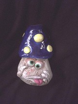 Toxic Toadstool Fantasy Mushroom Statue Yard Garden Art Funny Whimsical Decor - £19.61 GBP