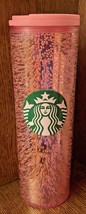 (1) New Starbucks Holiday 2020 16 oz Pink Multi Bubble Hot Tumbler Cup Christmas - £15.89 GBP