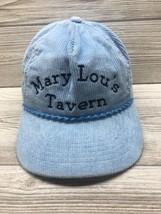 Mary Lou’s Tavern Corduroy Baseball Cap Trucker Hat RARE SnapBack Light ... - £7.67 GBP
