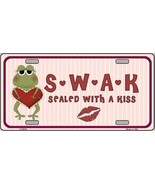 S.W.A.K. Valentine Frog Metal Novelty License Plate - £15.14 GBP