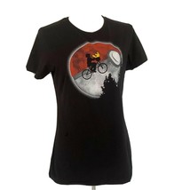 Teefury ET Extra Terrestrial Pikachu Black Fitted Graphic Mashup T-Shirt... - $9.89