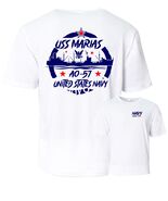 USS MARIAS AO-57  Performance T-Shirt.  US NAVY - €19,89 EUR+